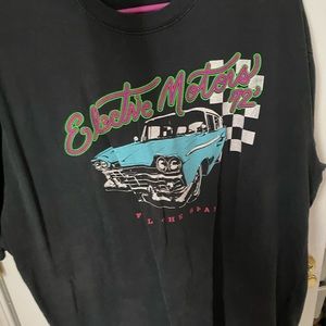 super soft and vintage feeling brandy melville motorcar oversized tee